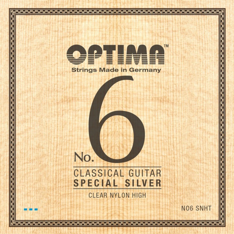 Optima 7165210 Struny do gitary klasycznej No. 6 Special Silver